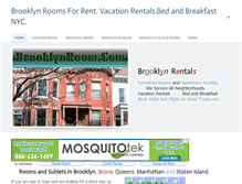 Tablet Screenshot of brooklynroom.com